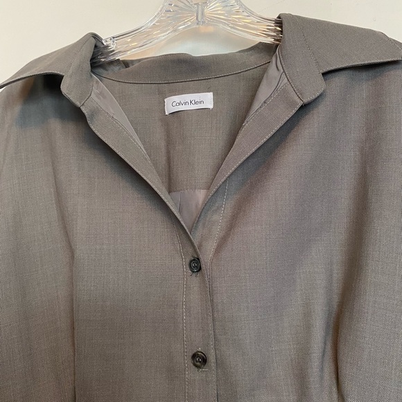 Calvin Klein Dresses Calvin Klein Grey Dress Like New Poshmark